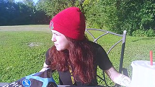 Curly Blonde Teen Records Solo Dildo Masturbation More at