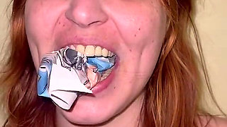 Newspaper Gag POV - Stuffing, Slapping, Taking Out