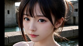 [ai-generated] Pure and Innocent Beauty Young Girl Experiences Stand-up Sex in an Abandoned Building