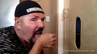 Glory Hole Cock Sucking Fun