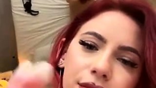 Pregnant Redhead Webcam Masturbation