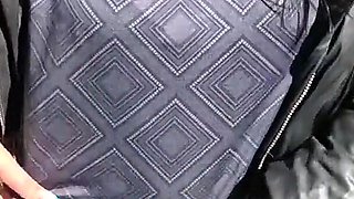 Hot Outdoor Blowjob and Cum Play with a Down-jacket 269