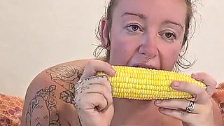 Foodie Fridays Jade Fucks a Corn on the Cob