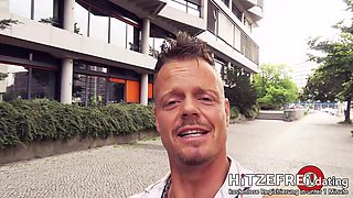 Bodo fucks hot student Gabi behind the university - Hitzefrei