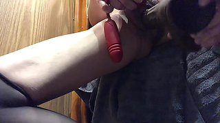 Anal Pussy BBC Dildo Play