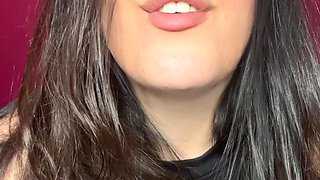 Naughty MILF Beggs for Sperm and Play with It