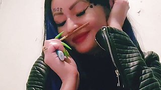 Sexy cigarette smoking. Smoking fetish from a hottie. Let's have a smoke break, I'll blow smoke in your face and make you my ash