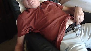 Grandpa shows his cock