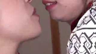 Two Women Share a Daring Date of Wet Kisses and Forbidden Desire - D