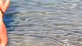 Sexy Hairy MILF Gets Hardcore Underwater Anal Fucked in the Sea