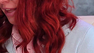 Slutty Schoolgirl Fucks Her Teacher to Get Her Homework Done (english subtitles)