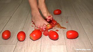 Ambers Tomato Food Foot Fetish - Taworship