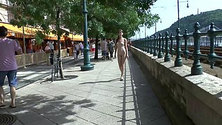 Small titted brunette Sharron with glasses masturbates