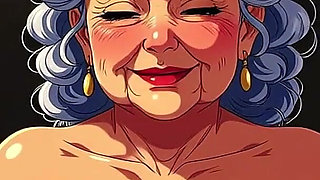 Cartoon Granny Animation Tits