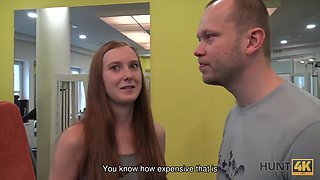 HUNT4K. Buddy earns a lot of cash by selling GF's tight