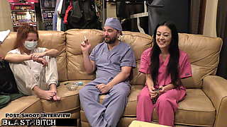 Become Nurse As Blaire Celeste's Mouth Gets Blasted With Huge Load Of Cum