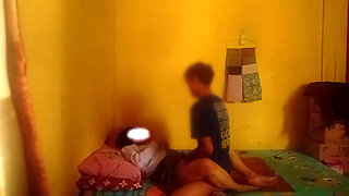 Teenage girl in school in entot at her house when she is lonely