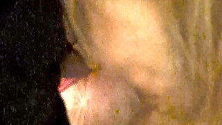 Sexy Grandma is rewarded with a facial