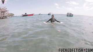 Caribbean Sea Receives Goddess Breathplay Mask Diving Glass