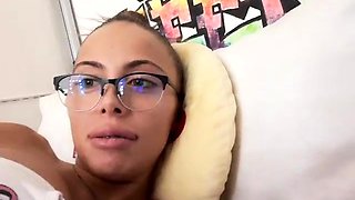 Busty blonde mature solo masturbation for webcam