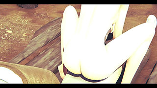 On Titans Hentai - Mikasa Fucked and Threesome with Annie - Manga Anime Japanese Asian Game Porn