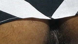 Anal Chronicles of Hairy Pussy, Part of Pussy Closeup