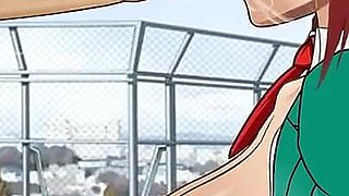 Tomo-chan the Tomboy Can Already Deepthroat His Nice Thick Cock Balls Deep for Her Very First Blowjob