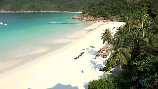 Amateur blonde teen rides cock and anal