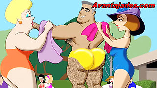 The Big Dick Men of the Gay Club