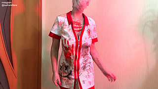 A Nurse From Silent Hill Came to Me on a Halloween to Celebrate