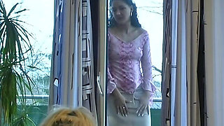 The Neighbor Watches Sex and Gets Caught