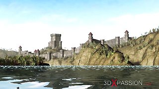 3DXPassion featuring kitten's blowjob dirt