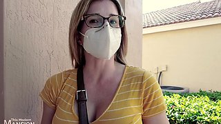 Reality POV video of pornstar wife Cory Chase with glasses