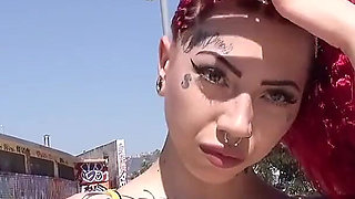 German Scout - Inked Redhead Girl Pantera Pickup for Casting Fuck
