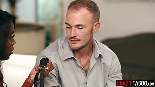 Ambitious nailed by her dominant husband