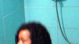 Feed Me White Dick" Intense Shower Sex with Beautiful Black Slut Kiki Minaj