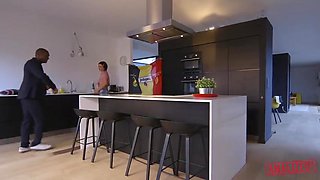 Alysa Gap Getting Gapped On The Kitchen Island