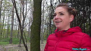 Mila Fox's Naughty Outdoor Tryst for Cash