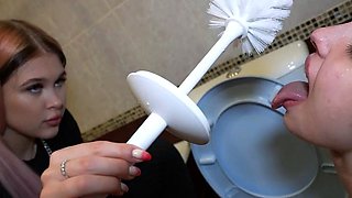 Nicole I Want My Toilet To Be Clean Hard Lesbian Humiliation