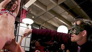 BDSM film about anal group sex and humiliation in public