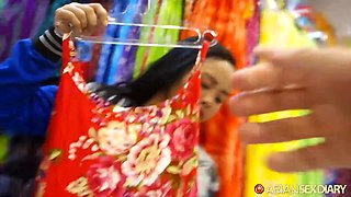 Changing Room Creampie Fuck With Ice On Asian Sex Diary
