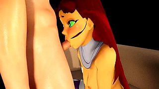 Sex with Starfire +18 - Parody