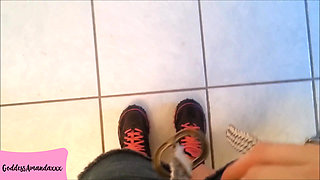 Stay At My Feet While I Piss My Toilet Dog