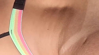 I Caught the Hot Girl at the Pool Exit and Ate Her Ass and Cum in Her Mouth