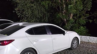 A black dude bangs his hot Latina girlfriend after a long ride