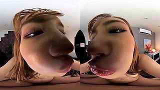 All oiled up for the action: Asian, Pov  Japanese VR Porn