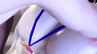 3D Big Boobs Slut Serve Her Big Dick Boss