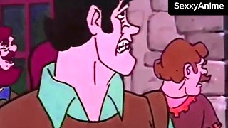 Retro Cartoon Orgy - SexxyAnime Gangbang & Big Cocks
