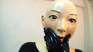 Extreme fetish latex play