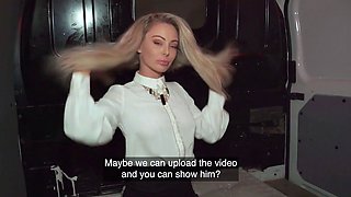 Isabelle Deltor has sex in priest's van